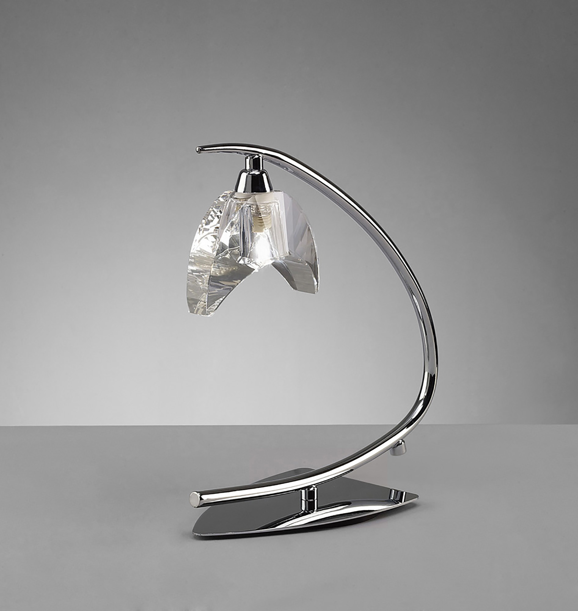 Eclipse Polished Chrome Table Lamps Mantra Armed Table Lamps